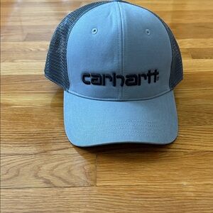 Carhartt Light  Gray with Gray Mesh Logo Cap